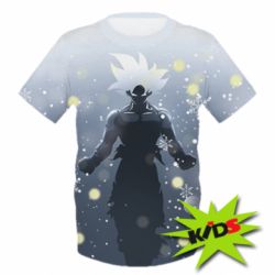 Дитяча 3D футболка Dragon ball and snowflakes