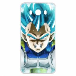 Чехол для Samsung J7 2016 Dragon ball Saiyan Blue - PrintSalon