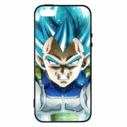 Чехол для iPhone5/5S/SE Dragon ball Saiyan Blue - PrintSalon