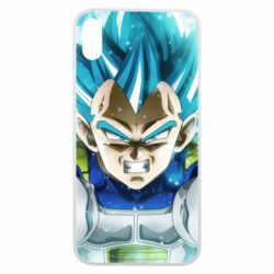 Чехол для iPhone Xs Max Dragon ball Saiyan Blue - PrintSalon