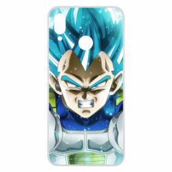 Чехол для Huawei P Smart Plus 2018 Dragon ball Saiyan Blue - PrintSalon