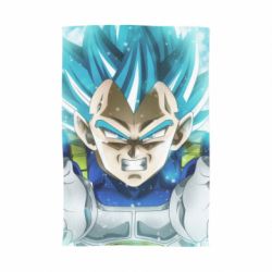 Полотенце с принтом Dragon ball Saiyan Blue - PrintSalon