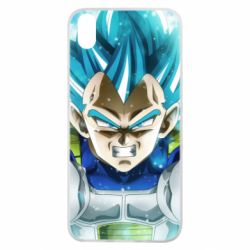 Чехол для Xiaomi Redmi 7A Dragon ball Saiyan Blue - PrintSalon