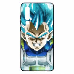 Чехол для Huawei P30 Dragon ball Saiyan Blue - PrintSalon