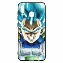Чехол для Samsung A30 Dragon ball Saiyan Blue - PrintSalon
