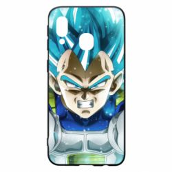 Чехол для Samsung A40 Dragon ball Saiyan Blue - PrintSalon