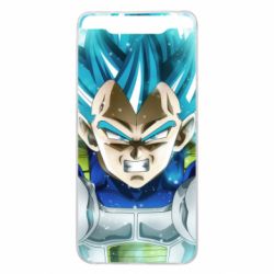 Чехол для Samsung A80 Dragon ball Saiyan Blue - PrintSalon