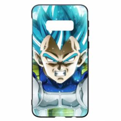 Чехол для Samsung S10e Dragon ball Saiyan Blue - PrintSalon