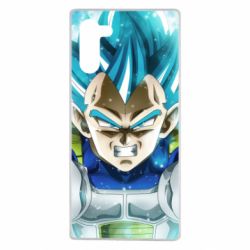 Чехол для Samsung Note 10 Dragon ball Saiyan Blue - PrintSalon