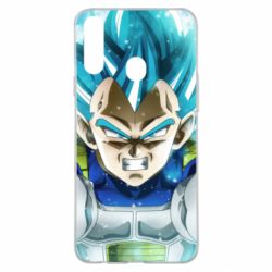 Чехол для Samsung A20s Dragon ball Saiyan Blue - PrintSalon