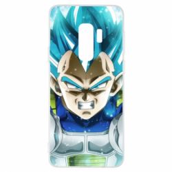 Чехол для Samsung S9+ Dragon ball Saiyan Blue - PrintSalon