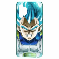 Чехол для Samsung A32 4G Dragon ball Saiyan Blue - PrintSalon