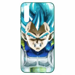 Чехол для Samsung A50 Dragon ball Saiyan Blue - PrintSalon
