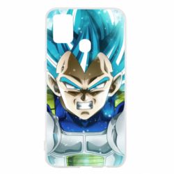 Чехол для Samsung M31 Dragon ball Saiyan Blue - PrintSalon