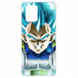 Чехол для Samsung S10 Lite Dragon ball Saiyan Blue - PrintSalon