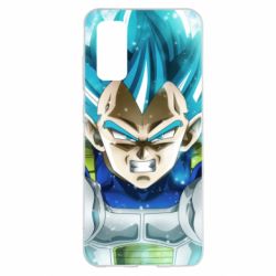 Чехол для Samsung S20 Dragon ball Saiyan Blue - PrintSalon