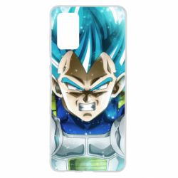 Чехол для Samsung S20+ Dragon ball Saiyan Blue - PrintSalon
