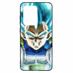 Чехол для Samsung S20 Ultra Dragon ball Saiyan Blue - PrintSalon