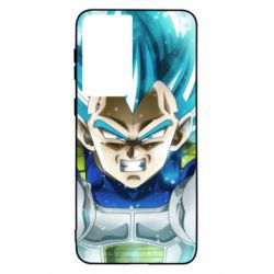 Чехол для Samsung S21 Dragon ball Saiyan Blue - PrintSalon