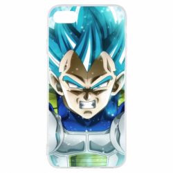 Чехол для iPhone 8 Dragon ball Saiyan Blue - PrintSalon