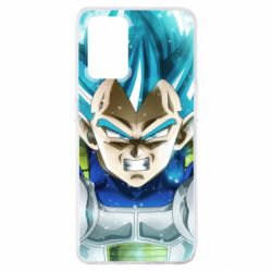 Чехол для Oppo A74 4G Dragon ball Saiyan Blue - PrintSalon