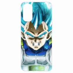 Чехол для Oppo Reno 4 Dragon ball Saiyan Blue - PrintSalon