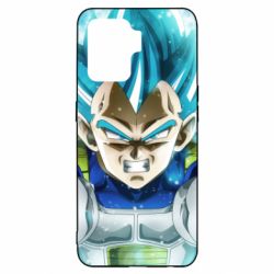 Чехол для Oppo Reno 5 Lite Dragon ball Saiyan Blue - PrintSalon