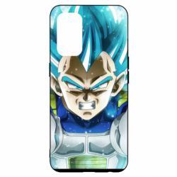 Чехол для Oppo Reno 5 4G Dragon ball Saiyan Blue - PrintSalon