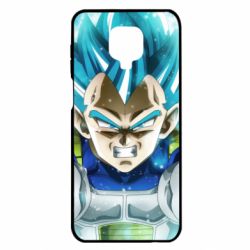 Чехол для Xiaomi Redmi Note 9S/9Pro/9Pro Max Dragon ball Saiyan Blue - PrintSalon