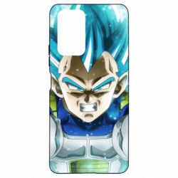 Чехол для Xiaomi Redmi Note 10 Pro Dragon ball Saiyan Blue - PrintSalon