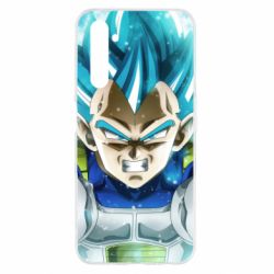 Чехол для Realme 6 Dragon ball Saiyan Blue - PrintSalon
