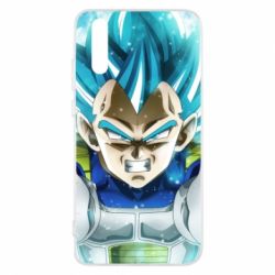 Чехол для Huawei P20 Dragon ball Saiyan Blue - PrintSalon