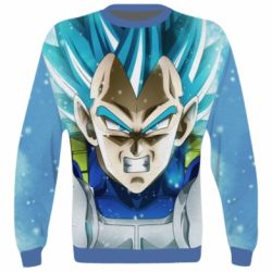 3D свитшот Dragon ball Saiyan Blue