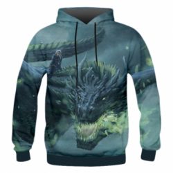 Чоловіче 3D худі Dragon - PrintSalon