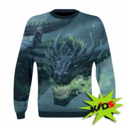 Дитячий 3D світшот Dragon - PrintSalon