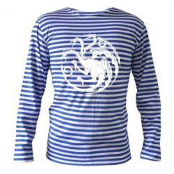 Тельняшка с длинным рукавом Dragons 3 - PrintSalon