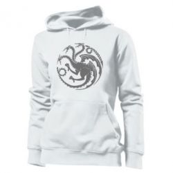 Женское худи Dragons 3 - PrintSalon