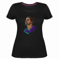 Женская премиум футболка Drake - PrintSalon