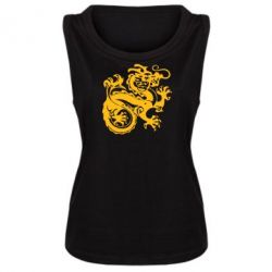 Женская майка Дракон - PrintSalon