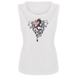 Женская майка Дракон