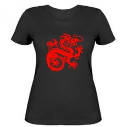 Женская футболка Дракон - PrintSalon