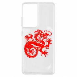 Чехол для Samsung S21 Ultra Дракон - PrintSalon