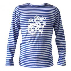 Тельняшка с длинным рукавом Дракон - PrintSalon