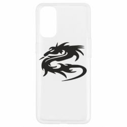 Чехол для Oppo Reno 4 Дракон-PrintSalon Чехол для Oppo Reno 4 Дракон