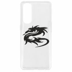 Чехол для Oppo Reno 4 Pro Дракон - PrintSalon