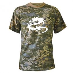 Камуфляжная футболка Дракон - PrintSalon