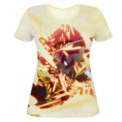 Женская футболка 3D Drift fortnite