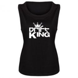 Женская майка Drift King - PrintSalon