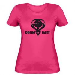 Женская футболка Drumm Bass - PrintSalon