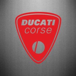 Наклейка Ducati Corse - PrintSalon